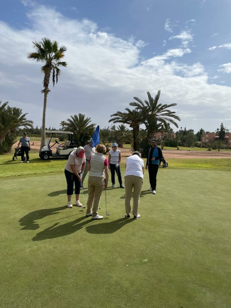 Cours de petit jeu sur le green avec Edouard Davry