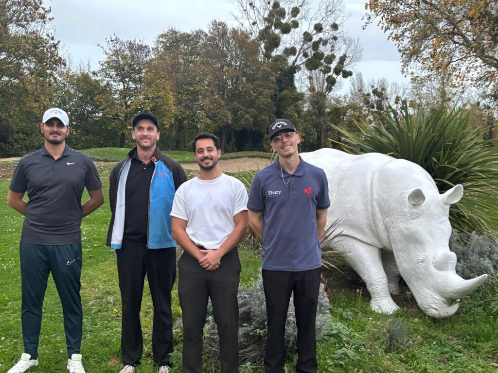 Équipe Ebury avec Edouard Davry lors d’une formation DavryGolf