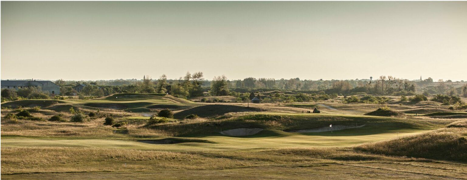Les dunes et les fairways du Links du Golf Club de Granville